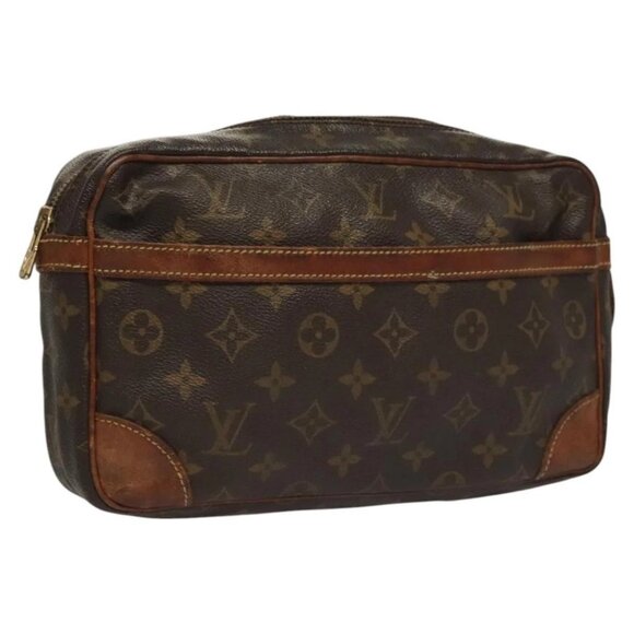 LOUIS VUITTON Monogram Compiegne 28 Clutch Bag - Picture 1 of 16